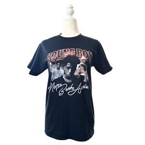 Unisex Youngboy NBA Short Sleeve T-Shirt Size Small